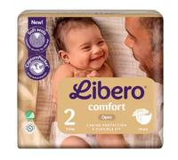Pañales Abiertos Libero Comfort 2 (3-6 kg) x34