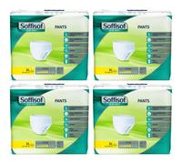Pañales Absorbentes Soffisof Air Dry 7 XL 135-160 cm (4 Paquetes de 12 Unidades)