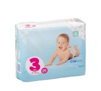 Pañales bebé talla 3 de 4-10 kg Paquete 45 ud. Pack 2