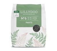 Pañales-braguita LILLYDOO green - talla 6 (13+ kg), 19 unidades, protección contra fugas, suaves con la piel, sin cloro ni lociones y testados dermatológicamente