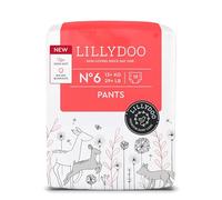 Pañales-braguita LILLYDOO - talla 6 (13+ kg), 19 unidades, protección contra fugas, delicados con la piel, suaves, sin perfumes ni lociones, dermatológicamente testados