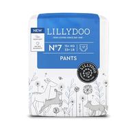 Pañales-braguita LILLYDOO - talla 7 (17+ kg), 17 unidades, protección contra fugas, delicados con la piel, suaves, sin perfumes ni lociones, dermatológicamente testados