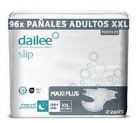 Pañales Dailee Slip Premium Maxi Plus talla XXL (Pack 4 × 24 Un)