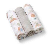 Pañales de bambú 3 piezas gris claro Baby Ono