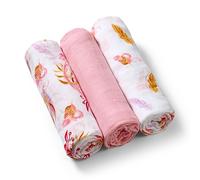 Pañales de bambú 3 piezas rosa BabyOno