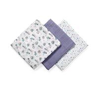 Pañales de gasa de bambú (azul)