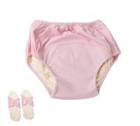 Pañales de Incontinencia para Adultos Mujer,Protector Pañal Adulto Reutilizable Pañales Reutilizables Pañales para Personas Mayores con Incontinencia de Orina(Pink,X-Large)