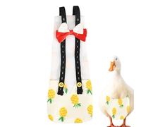 Pañales de pollo para gallinas, pañal de pato impermeable, pañales de pato ajustables, pollo lavable, reutilizable para aves de corral y suministros