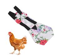 Pañales de Pollo para Mascotas, pañales Sueltos con diseño de cinturón Apretado, Reutilizables, Lavables Pato Tela Transpirable con Pajarita para Mascotas, Pollo, Pato de Ganso (s)