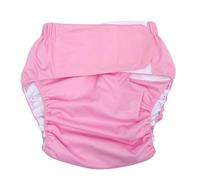 Pañales de Tela para Adultos Lavables y Ajustables, Unisex Rosa | Pañales Adulto, Poliéster Transpirable, para Ancianos y Enfermos, Uso en Silla de Ruedas y Cama