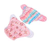 Pañales de Tela para Bebés, Pañales para Recién Nacidos, 2 Piezas, Ropa Interior Reutilizable para IR Al Baño, Pantalones de Entrenamiento Lavables para Niños Pequeños, Pañales