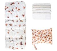 Pañales De Tela Para Pequeños 4x4 Insertos 1 Bolsa Impermeable Forros | Little Cubierta Impermeable Resistente A Manchas Reutilizable Lavable Bebés Ecológico