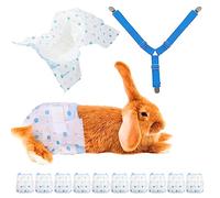 Pañales Desechables de Conejo, Almohadillas pequeñas para orina, con Tirantes de Conejo para pañales Femeninos, pañales de Ardilla, para Conejo, cobaya, Gatito, Erizo, Actividades en Interiores y al