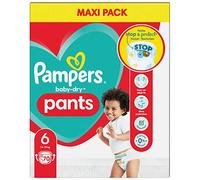 Pañales desechables marca PAMPERS. Modelo Pampers Baby Dry Pants Size 6 (14-19kg) 70's