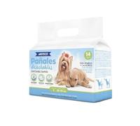 Pañales Desechables para Perros Hembra, Ajuste Super Absorbente a Prueba de Fugas, Indicador de Humedad (14, S)