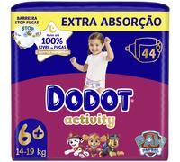 Pañales Dodot Activity Extra T6+ 14-19kg 44 unidades