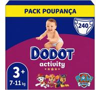 Pañales Dodot Activity T3+ 7-11 kg 240 unidades