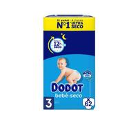 Dodot - Pañales súper absorbentes talla 3, 62 unidades