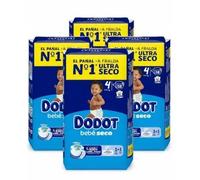 Pañales Dodot bebe seco Talla 4. Pack Súper Ahorro 232 und (4x58)