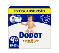 Dodot Pañales Sensitive T4+ (10-15 Kg) 96 uds