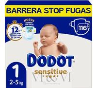 Dodot Bebé Seco Extra - Jumbo Pack Talla 3-66 uds.