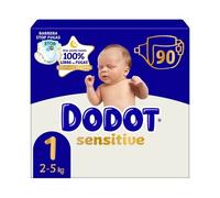Pañales Dodot Sensitive T1(2-5KG) 90ud -T2(4-8KG) 88ud-T3(7-11KG)2*56 total 112ud-T4(10-15KG)2*48 total96ud-T5(12-17KG)2*44 total 88ud-T6(14+KG)2*41 total 82ud