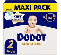 Pañales Dodot Sensitive T2 348 unidades - 2 Cajas de 174