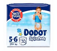 DODOT SPLASHERS T-5/6 +14KG. 10 UDS.BAÑADORES DESECHAB.Ñ-5