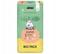 Pañales ecológicos Muumi Baby, talla 5, 10-16 KG, 66 pañales sensibilidad premium