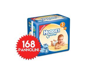Pañales Huggies Unistar talla 3 - 168 piezas Huggies