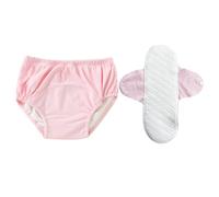 Pañales lavables súper absorbentes pañales pañales de algodón reutilizables ropa interior a prueba de fugas con almohadilla de inserción para ancianos postrados en cama