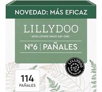 Pañales LILLYDOO con celulosa sin blanquear, talla 6 (13+ kg), 114 uds.