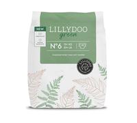 Pañales LILLYDOO green - talla 6 (13+ kg), 19 unidades, protección contra fugas, sin cloro, sin perfumes ni lociones, para pieles sensibles, dermatológicamente testados