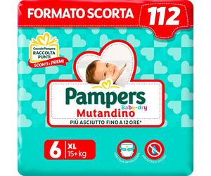 Pañales Pampers Baby Dry - Talla 6 Pampers