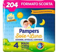 Pañales Pampers Sol y Luna Talla 4 - Paquete Ahorro Pampers