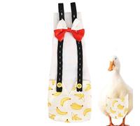 Pañales para gallinas,Pañales para patos | Pañal lavable para pollo - Pañales lavables para pollos para mascotas, pañales ajustables para patitos con pajarita para aves de corral
