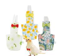 Pañales para pájaros, pañal Protector Lavable, Traje húmedo para, para pinzones, cacatúas africanas, pinzones, Conures, guacamayos Canarios, Mynah
