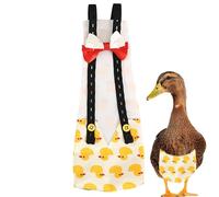 Pañales para patos para patos de compañía,Pañales para patos | Pañal impermeable para patos,Pañales lavables para pollos para mascotas, pañales ajustables para patitos con papil