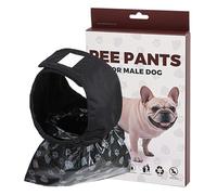 Pañales para perros machos, protección de tamaño pequeño macho | con bolsas de basura de repuesto, almohadillas de aprendizaje para viajes, paseo, casa, exterior, interior, apartamento,