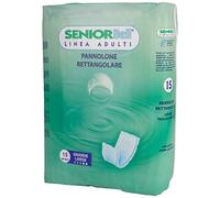 Pañales Rectangulares Unisex Para Adultos Mayores Senior Bell Made In Italy Talla Única Hombre Mujer Sin Barreras Para Incontinencia Dispositivos Protectores Súper Absorbentes (1)