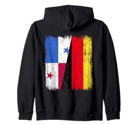 Panamá Alemania Media Bandera Patrimonio Alemán Panameño Sudadera con Capucha