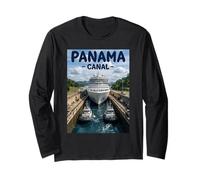 Panamá Canal Panama Trip - Canal de Panamá Cruising Souvenir Manga Larga