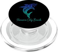 Panama City Beach FL Tiburón Buceo Surfista Florida Surf PopSockets PopGrip para MagSafe