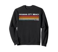 Panama City Beach Florida Diseño Retro Panama City Beach FL Sudadera