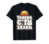 Panama City Beach Florida PCB Spring Break Tipo Vintage Art Camiseta