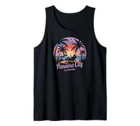 Panama City Beach Florida Vacation Caribbean Tropical Summer Camiseta sin Mangas