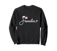 Panama Familia - Bandera de Panamá Patrimonio Familiar Palabra Arte Sudadera