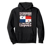 Panama Flag Proud Elegant Panamanian Boyfriend Girlfriend Sudadera con Capucha