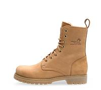 Panama Jack Botas Frisia Combat para mujer, marrón claro, 37 EU