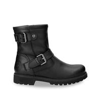 Panama Jack Botines Felina B9 de mujer de piel negra impermeable con hebilla